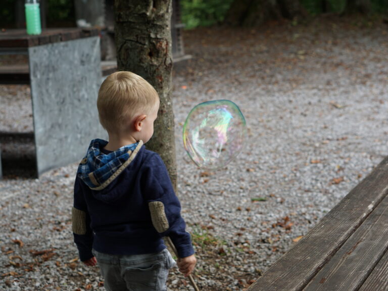 Giant Bubble Play with Toddlers